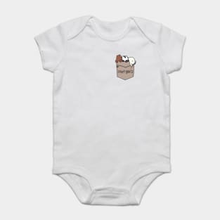 We Bare Bears Pouchie Shirt Baby Bodysuit